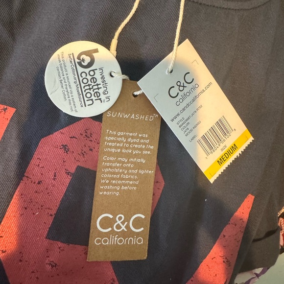 NWT C&C USA shirt - Picture 3 of 3